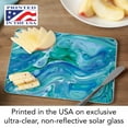 thumbnail image 5 of CounterArt Ocean Vibe Tempered Glass Cutting Board 10" by 8", 5 of 8