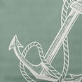 thumbnail image 2 of Simply Daisy 16" x 16" Anchored Nautical Indoor/Outdoor Throw Pillow, 2 of 3