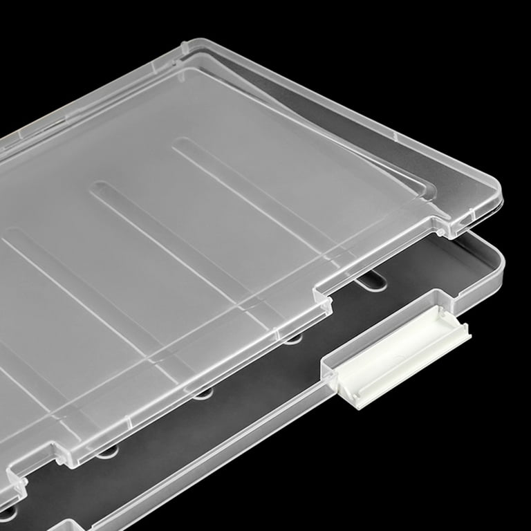 1pc Waterproof Slim Storage Cabinet with Wheels - Transparent