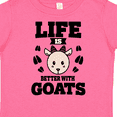 thumbnail image 4 of Inktastic Life is Better with Goats Boys or Girls Toddler T-Shirt, 4 of 5