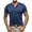 Navy, variant on JAKANYQ Men's Tees 2024 Summer Fashion Casual Slim Short Sleeved T Shirt Simple Stretchy