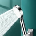 thumbnail image 5 of 5 estilos de chorro, diseño turbo de alta presión, ducha de mano para baño, cabezal de ducha ahorrador de agua con manguera de 2 m y acabado cromado ABS, 5 of 5