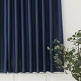 thumbnail image 2 of Yipa Blackout Curtains Set of 2, Self Adhesive Thermal Insulated Blackout Window Curtain Panel Pair, Energy Efficient Curtain Draperies for Privacy (Navy Blue, W 27.56 x H 39.37), 2 of 4