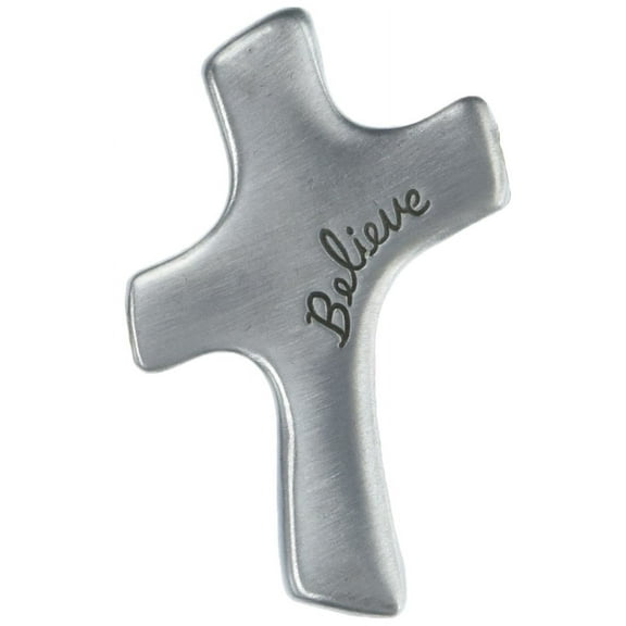 Cathedral Art Believe Palm Cross, 2-7/8" x 1-7/8"