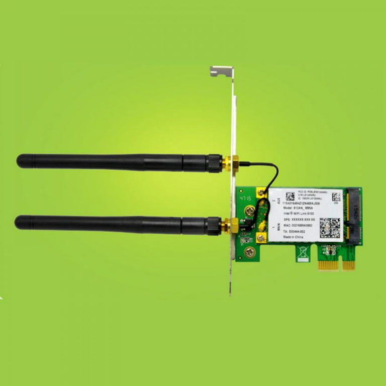 WiFi PCIe Card - 2.4G/5G Dual Band Wireless PCI Express Adapter, Low  Profile, Long Range 