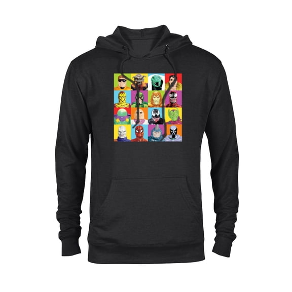 Marvel Spider-Man: Beyond Amazing Vintage Retro Villains - Pullover Hoodie for Adults - Customized-Black