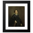 thumbnail image 2 of Moritz Calisch 15x18 Black Modern Framed Museum Art Print Titled - Johanna Christina Beelenkamp (1820-90). Wife of Cornelis Outshoorn (1850 - 1870), 2 of 5