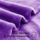 thumbnail image 3 of Manta de forro polar morado Astarin tamaño Queen para sofá y cama: ligera, suave, cálida y acogedora, ideal para otoño, invierno y primavera, 228 x 228 cm., 3 of 8
