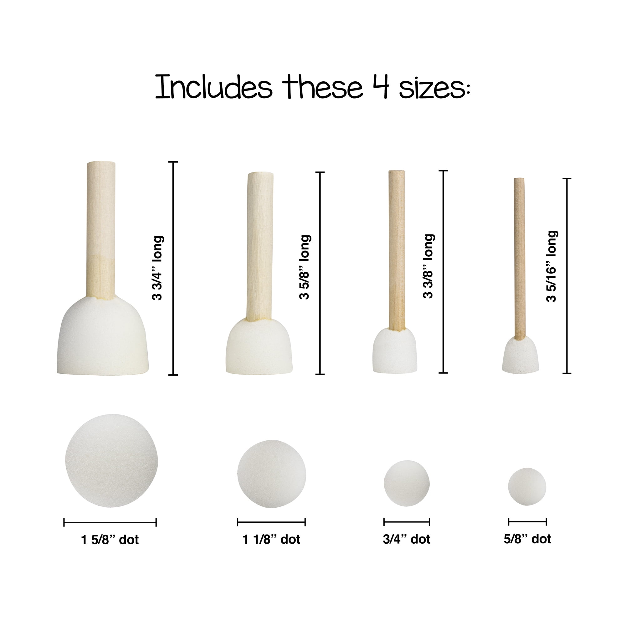 Armada Dot Daubers, 4 Sizes, Pack of 40