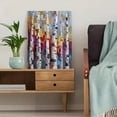 thumbnail image 5 of Abstract Birch Tree Impasto Oil Painting, Handmade Decor for Living Room, Bedroom, Office, Entryway, 5 of 8