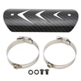 thumbnail image 3 of Exhaust Muffler Pipe Guard,Exhaust Muffler Pipe Protector Universal Exhaust Pipe Heat Shield Exhaust Pipe Shield High-Intensity Output, 3 of 8