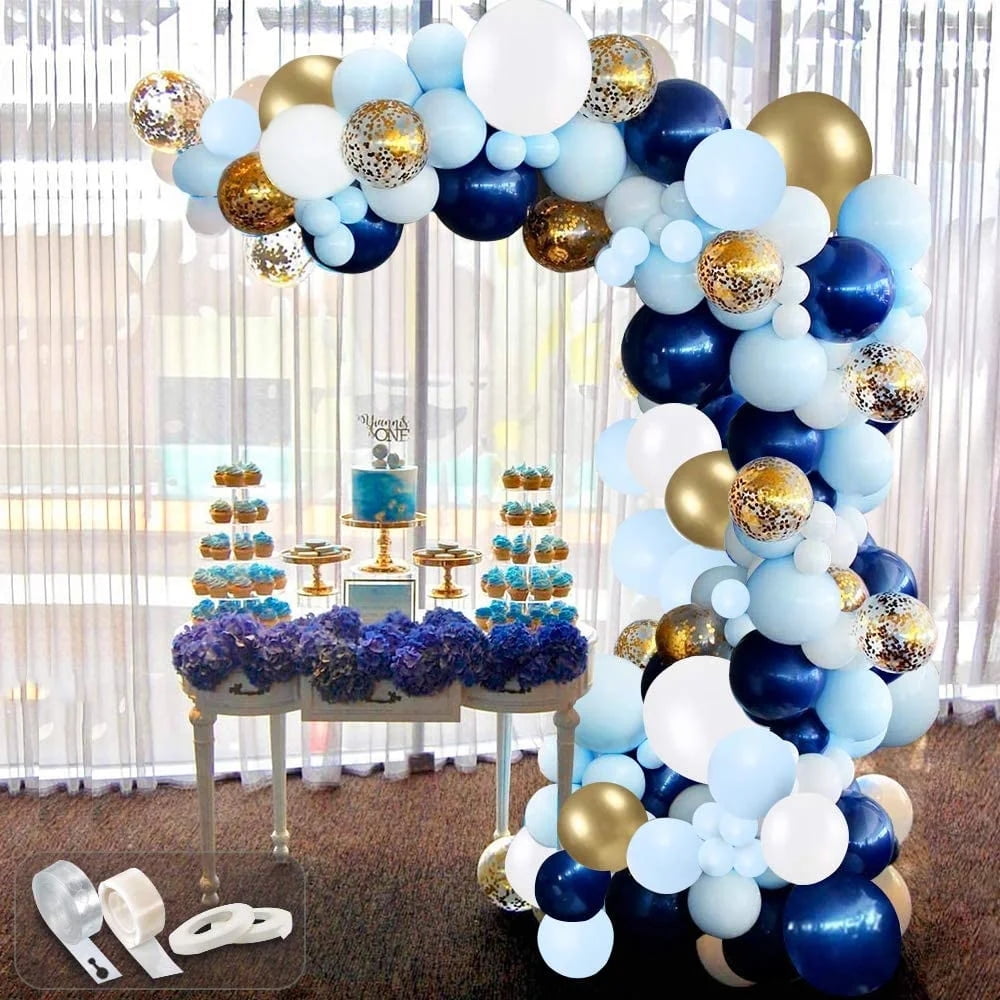 Yansion Blue Balloon Arch Garland Kit, 94-Piece photo 1
