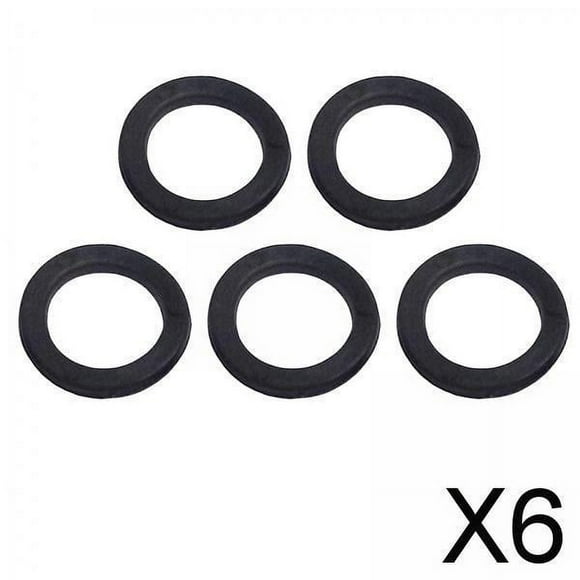 Colaxi 6x 2.5cm Weight Bar Washer Weight Lifting Set of 5 Pieces Weight Clips Fitness Workout Barbell Nut Gasket O Rings Washer Seal for Barbell Clips