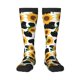 thumbnail image 1 of Fotbe Cute Cow Print Sunflower C Calcetas Divertidas Estampadas para Hombre y Mujer, Calcetas de Algodón hasta la Rodilla para Caminar, Correr, Enfermería y Embarazo, 1 of 6