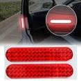 thumbnail image 4 of ZOUBAOQ 2x Reflective Safety Warning Strip Tape Car Door Bumper Red Reflector. A6O7, 4 of 8