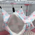 thumbnail image 3 of QHUDLV Small Pet Double Layered Hanging Hammock Suspended Warm Plush Sleeping Bag O9, 3 of 5