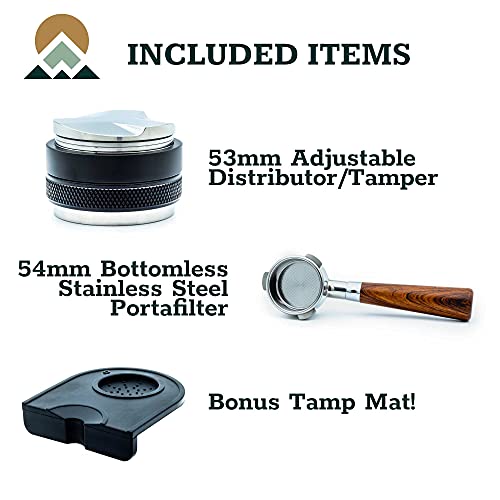 53mm Coffee Distributor \u0026 Tamper 