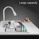 thumbnail image 4 of Lavabo De Cocina De Un Cuenco, Fregadero De Cocina De Gran Capacidad De Acero Inoxidable 304 Con Cesta De Drenaje Para RV, 4 of 7