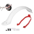 thumbnail image 3 of Guardabarros trasero Sunnimix para scooter eléctrico ABS PC blanco, 3 of 8
