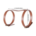 thumbnail image 2 of HONMEET 4Ensemble Sangles Marron avec Boucles Robustes pour Relier et Transporter Couvertures et Tapis de Sol, 2 of 6