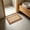 A, variant on YingYouFu Non Slip Absorbent Carpet Bath Mat, Anti Slip Memory Foam Hallway Runner Rug, Chenille Door Mat for Bathroom Floor