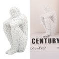 thumbnail image 4 of Mosaic Sculpture, Eco Friendly Mosaic Man Figurine White  For Office, 4 of 8