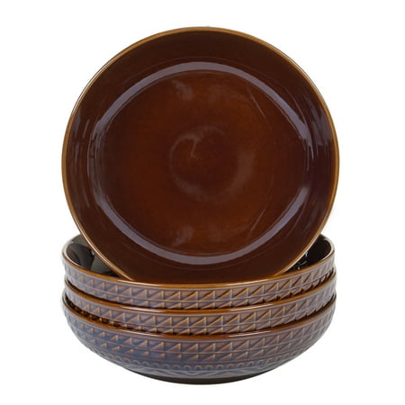 Aztec Brown Set of 4 Soup Bowls