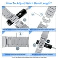 thumbnail image 5 of Liguang Quick Release Watch band Stainless Steel Watch strap 20mm or 22mm, 5 of 6
