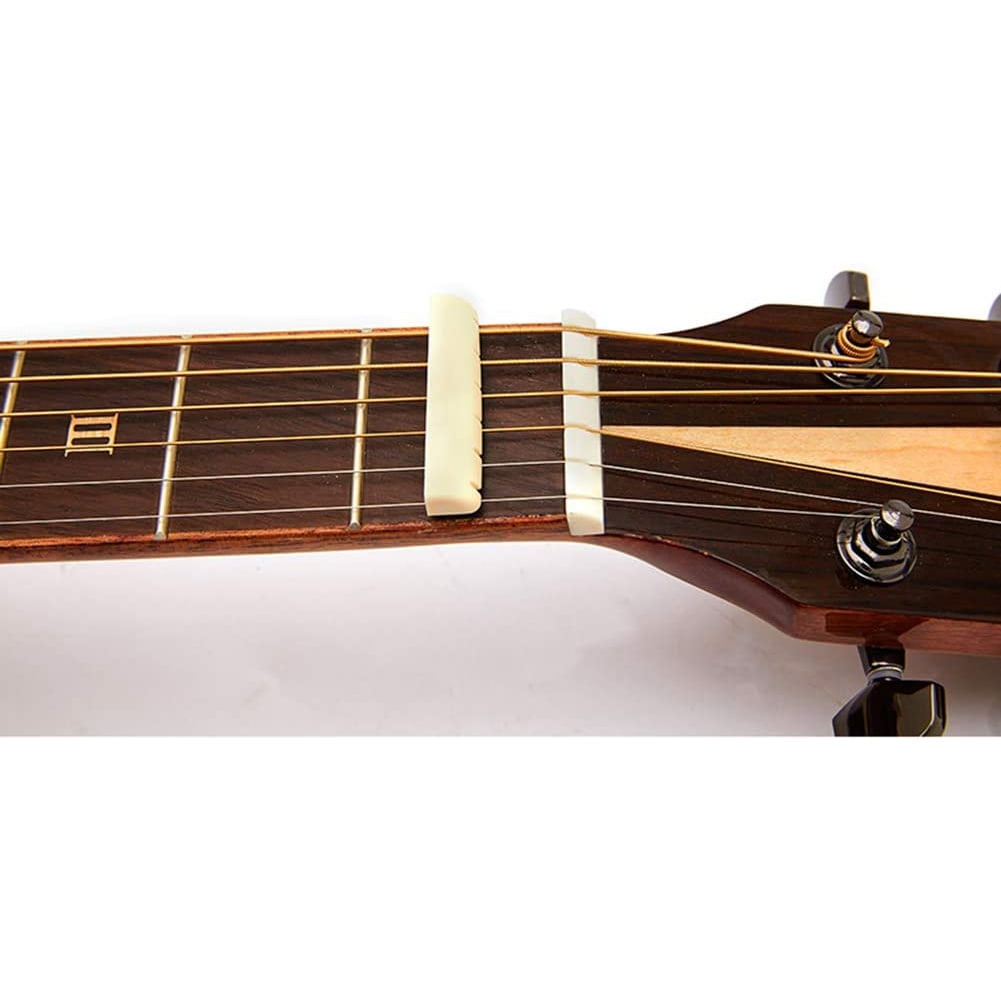 24 PCS Plastic Acoustic Guitar Bridge Pins Pegs with Bridge Pin Puller Remover ，Guitar Capo Ivory & Black.
