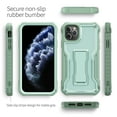 thumbnail image 7 of ExoGuard For iPhone 11 Pro Case, Phone Case with Screen Protector and Kickstand (Green), 7 of 7