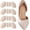 4 Beige, variant on SUWU Heel Pads for Shoes Big Heel Inserts for Women Anti-Slip Heel Grips Liner Cushions Inserts for Women Men Shoe Heel Inserts Prevent Rubbing Blisters Heel Slipping(4Pairs)
