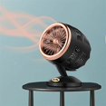 thumbnail image 3 of Heater, Air Heater, Portable Winter Heater, Desktop Heater Radiator. (Color: Gold), 3 of 4