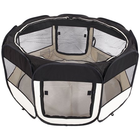 Topcobe 45" Dog Houses for Small Dogs, Portable Foldable Playpen for Puppies, Waterproof Pet Fences Bed for Dogs / Cats