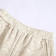thumbnail image 6 of Girls Boys Sweatpants Athletic Soft Joggers Sweat Pants with Pockets Beige Pants for Girls Back to Pants 9-10 Years, 6 of 8