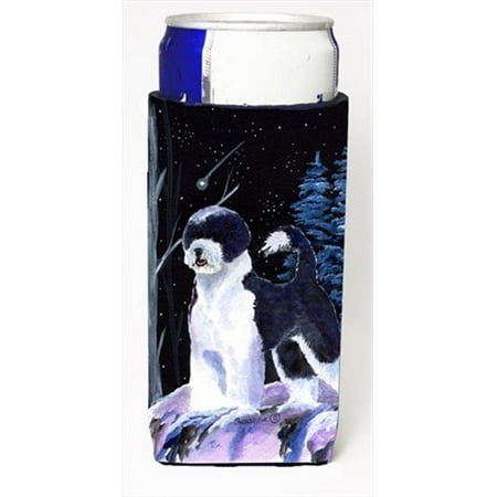 

Starry Night Portuguese Water Dog Michelob Ultra bottle sleeves For Slim Cans