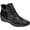Black Metallic Python/Onyx Leather, variant on Revere Damascus Women's Comfort Bootie