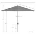 thumbnail image 5 of California Umbrella 11' Patio Umbrella in Granite, 5 of 5