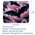 thumbnail image 5 of Bat Square Non-Slip Rubber Bottom Printed Desk Mat Mouse Mat Gaming Mousepad Desk Pad - 8.3x9.8 Inch, Suitable for Office and Gaming, 5 of 6