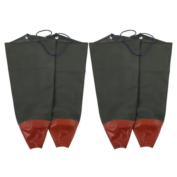 BERTDOMD 2 Pairs Arm Oversleeves Rubber Gloves Elbow Length Protective Work Sleeves for Gardening Cleaning