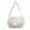 White, variant on black ita messenger bag for women, large capacity cute pin display crossbody bag, kawaii purse with bottle holder