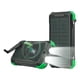 thumbnail image 1 of Mr. Gadgets Solar Blast Power Bank 20000 Mah Bateria Panel Solar De Carga Portatil Con Linterna, Manivela De Emergencia, Carga Inalambrica, Color Negro Con Verde., 1 of 7