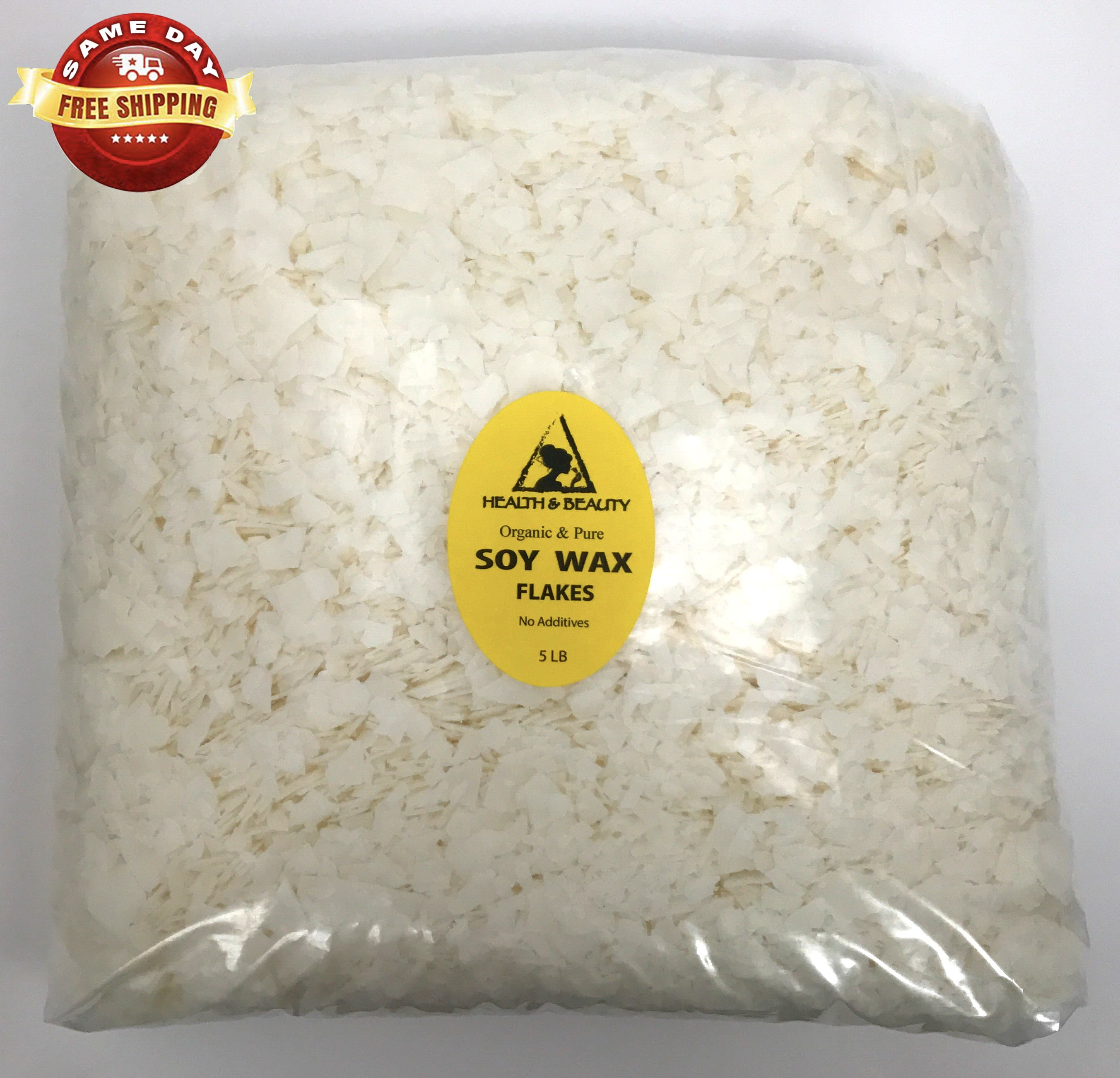 Soy Soya Wax Flakes 100% Pure 2kg Clean Burning Natural Candle Making 