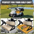 thumbnail image 4 of Whosucclay Leprechaun Clover Hat Anti-Wear Golf Cart Seat Cover Anti-Slip for EZGO Club Car Yamaha Icon, Elastic Golf Cart Seat Protector, 4 of 7