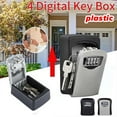 thumbnail image 2 of AMERTEER 4 Digit Combination Key Lock Box Wall Mount Safe Storage Case AU Organizer, 2 of 8