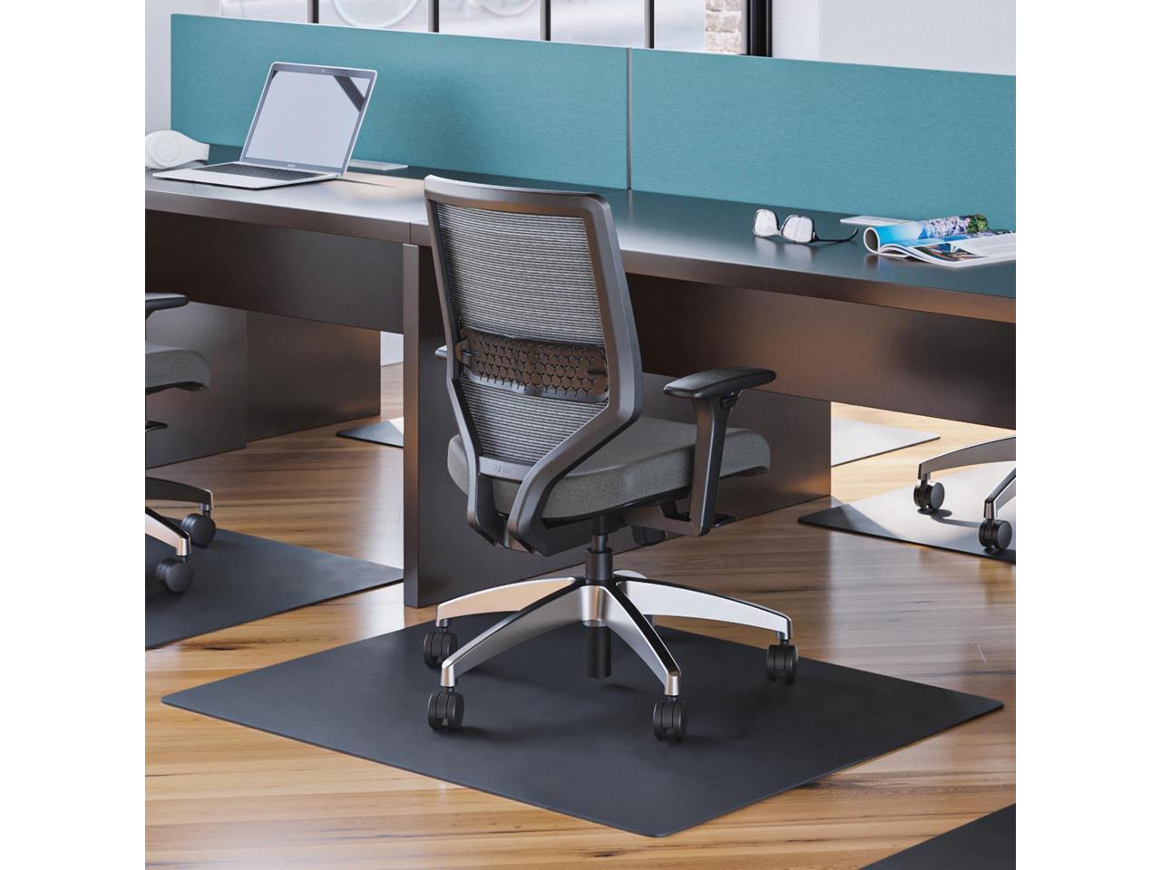 Deflecto EconoMat 46 x 60 Chair Mat for Hard Floor, Rectangular, Black - image 3 of 11