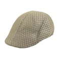thumbnail image 1 of Boina plana de malla para hombre Caqui oscuro, 1 of 9