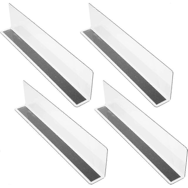 Adjustable Shelving 8PCS Plastic Shelf Divider- 28cm L x 6cm H Supermarket Commodity Divider Magnetic Baffle