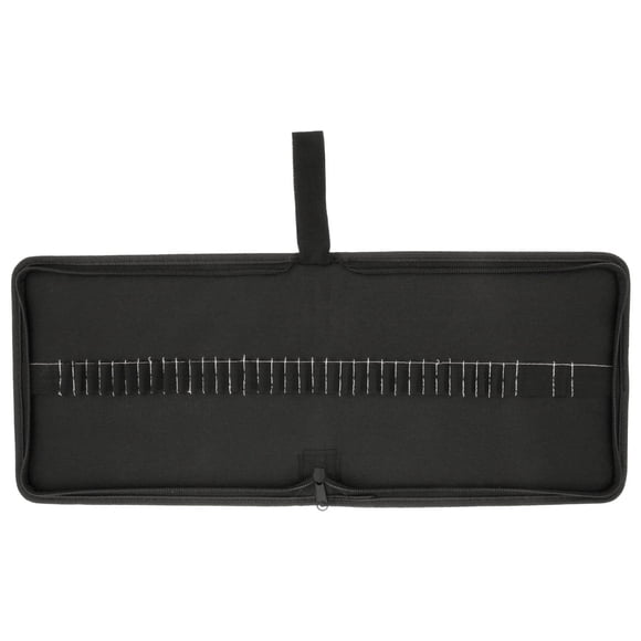 Us Art Supply 36 Lápices Lona Premium Con Cremallera Envoltura Y Soporte Para Lápices 36 Ranuras Y Espacio Para Accesorios