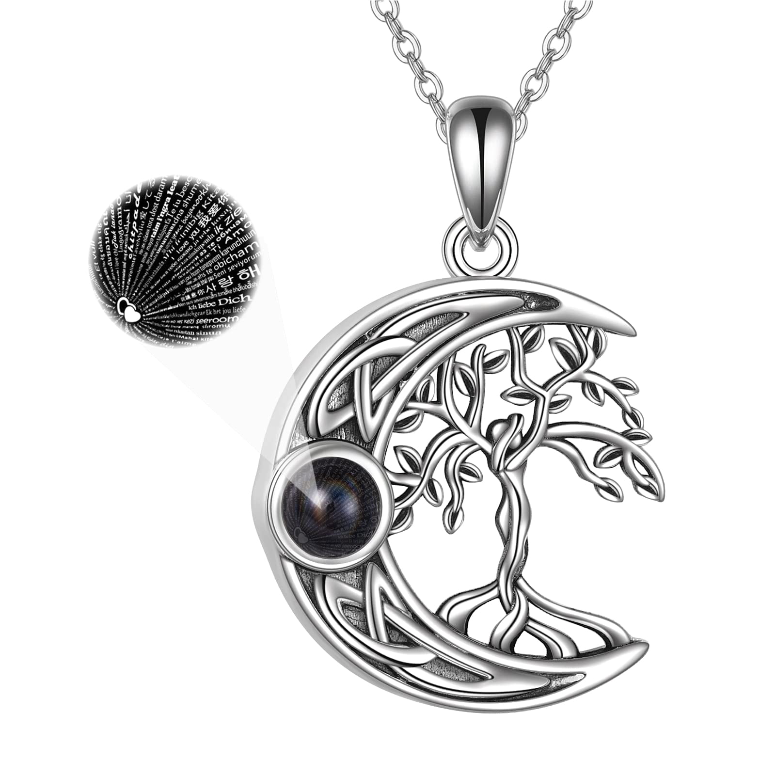 SJENERT Cremation Jewelry Urn Necklace For Ashes Memorial Keepsake