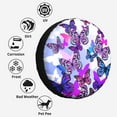 thumbnail image 6 of Kdxio Flying Butterflies for Tire Cover Wheel Protectors Tyre Covers Weatherproof Wheel Covers Universal Fit for Trailer Rv SUV Truck Camper Travel Trailers 17 inch, 6 of 8